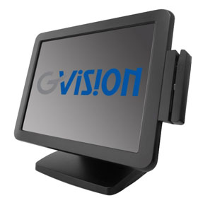 GVISION, 15IN LCD TOUCH SCN, DESKTOP, VGA+DVI, XGA 1024X768, 350CD/M2, 800:1 CONTRAST, 5-WIRE RESISTIVE-DUAL USB+SERIAL, 75MM VESA, BLACK, 90 DEGREE TILT STD